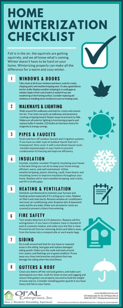 Winter Preparations: Checklist for a Warm and Cozy Home