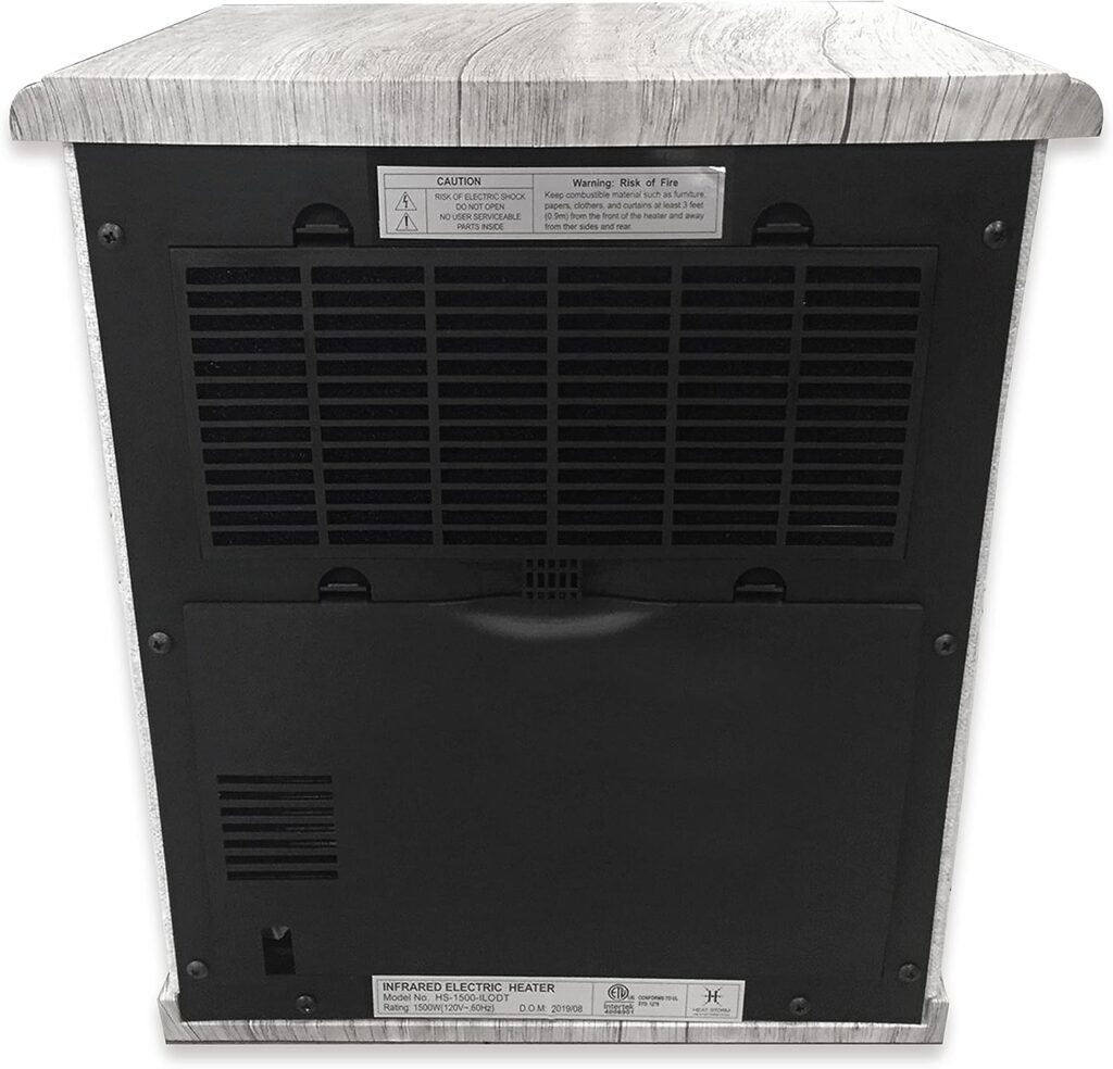 Heat Storm HS-1500-ILODG Cabinet Heater, 15 H x 13.5 W x 11 D, Gray