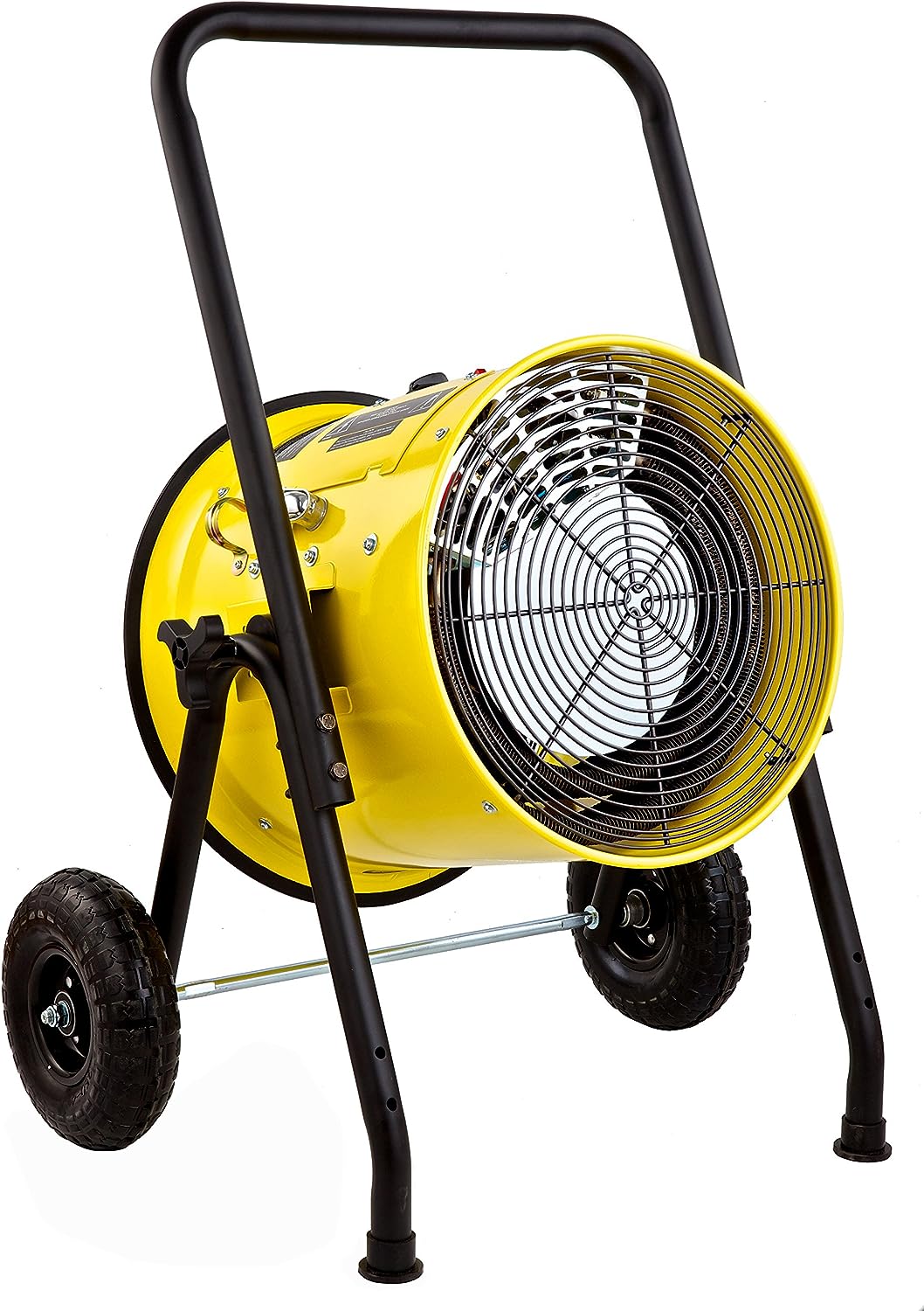Dr. Infrared Heater DR-PS11524 Salamander Construction 15000-Watt, Single Phase, 240-Volt Portable Fan Forced Electric Heater, Yellow