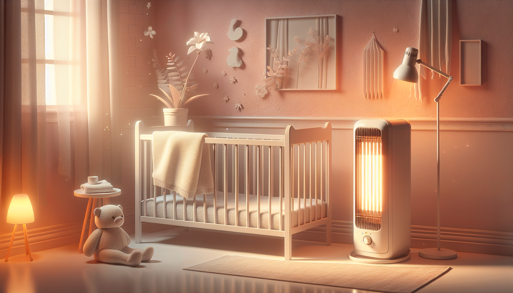 Can a space heater be used in a nursery for babys comfort?